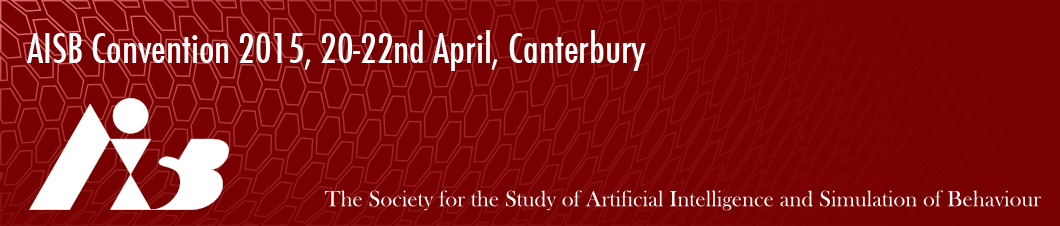AISB Convention 2015 20-22nd April
Canterbury