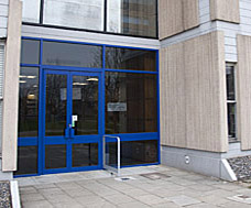 Front of building