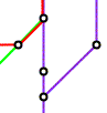 Part of a metro map