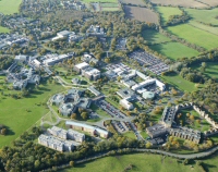 aerial view of campus
