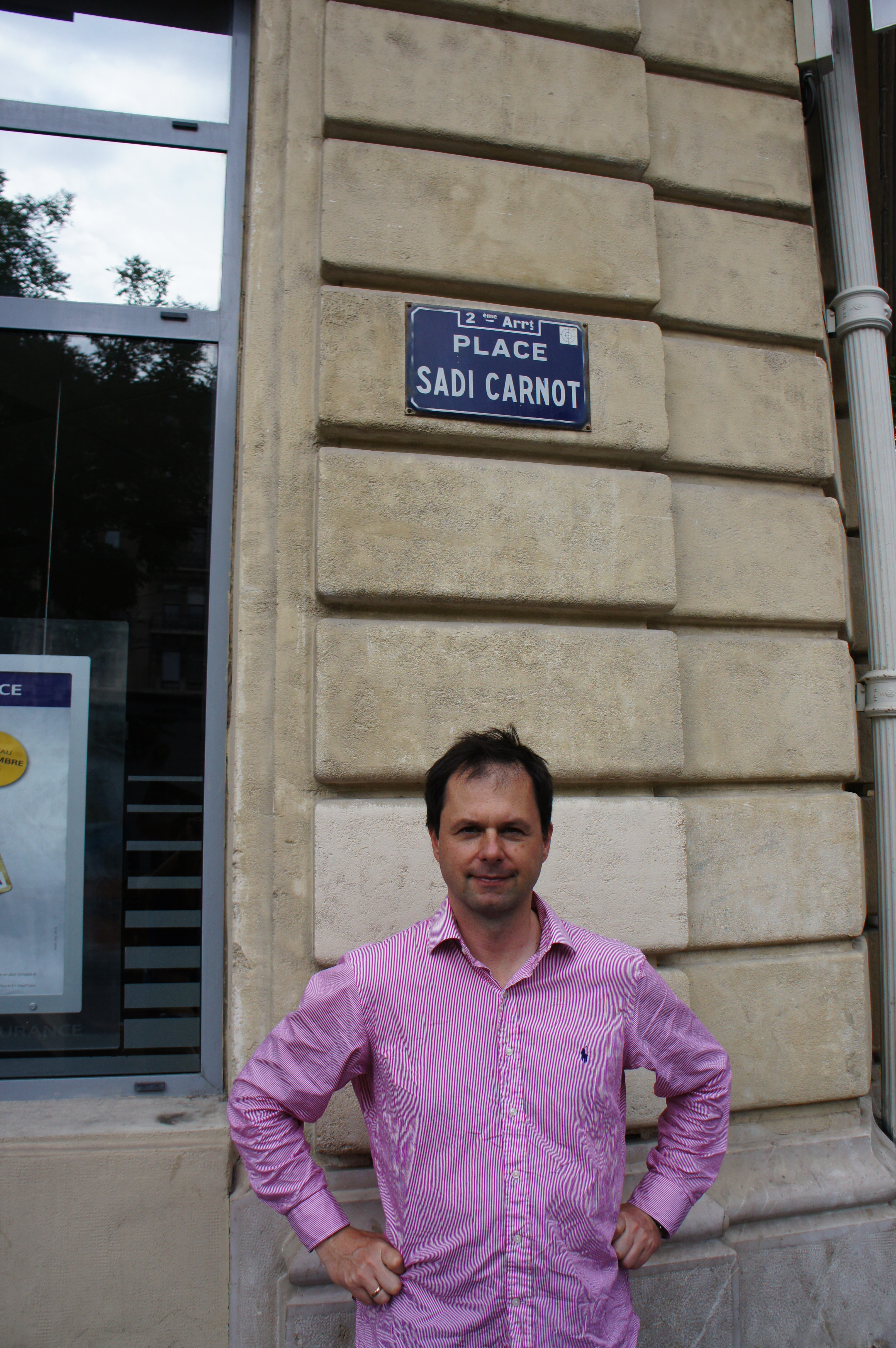Dominique Chu on Place Sadi Carnot in Marseille