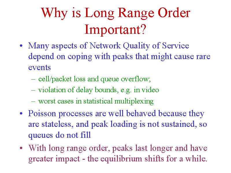 Why Is Long Range Order Important 