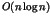 (unknown variable O)(n \log n)$