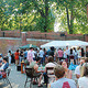 Students at an event at the university