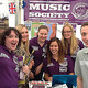 A group of students at a society event